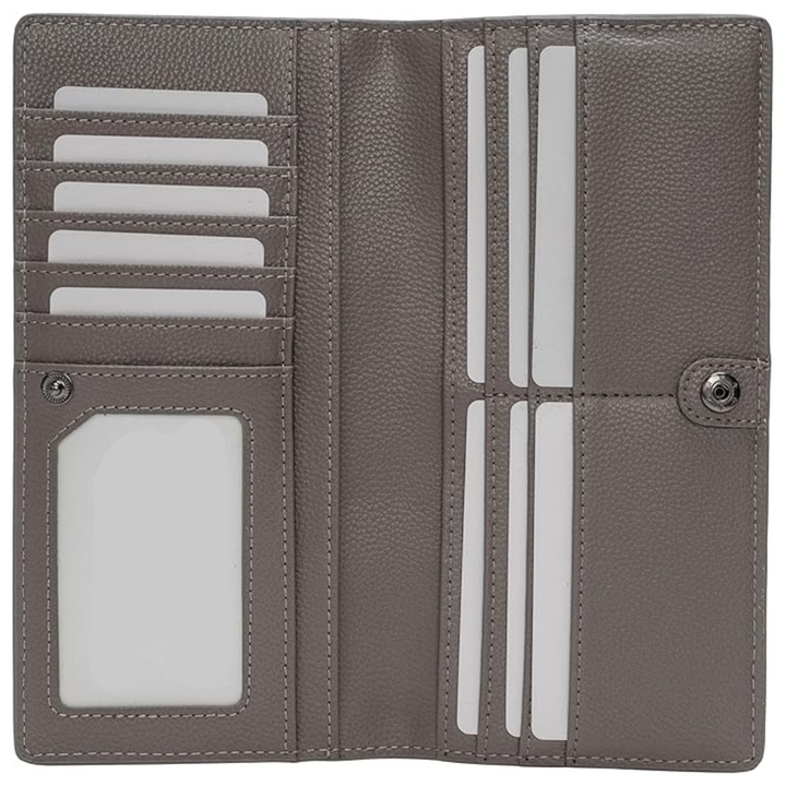 Durable men's RFID blocking card wallet, ultra-slim profile for comfort & security.