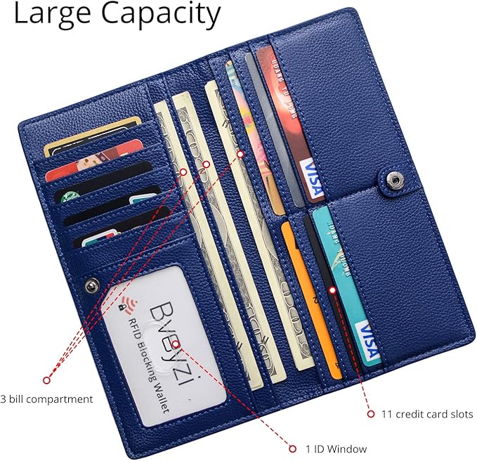 Minimalist men's card holder, RFID blocking technology, ideal for travel and daily use.