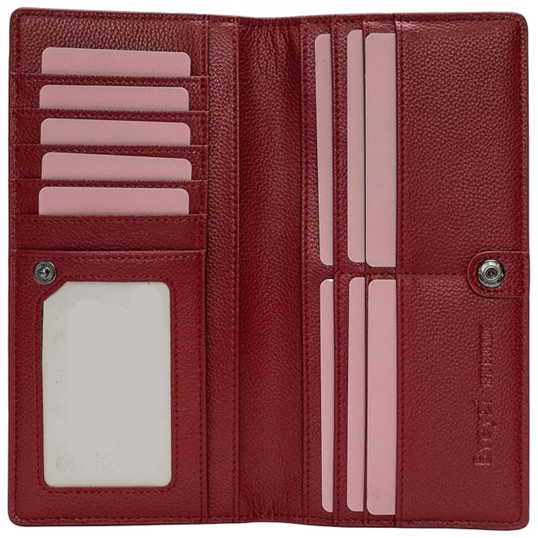 Portable men's RFID blocking card holder, ultra-slim design, ultimate card protection.
