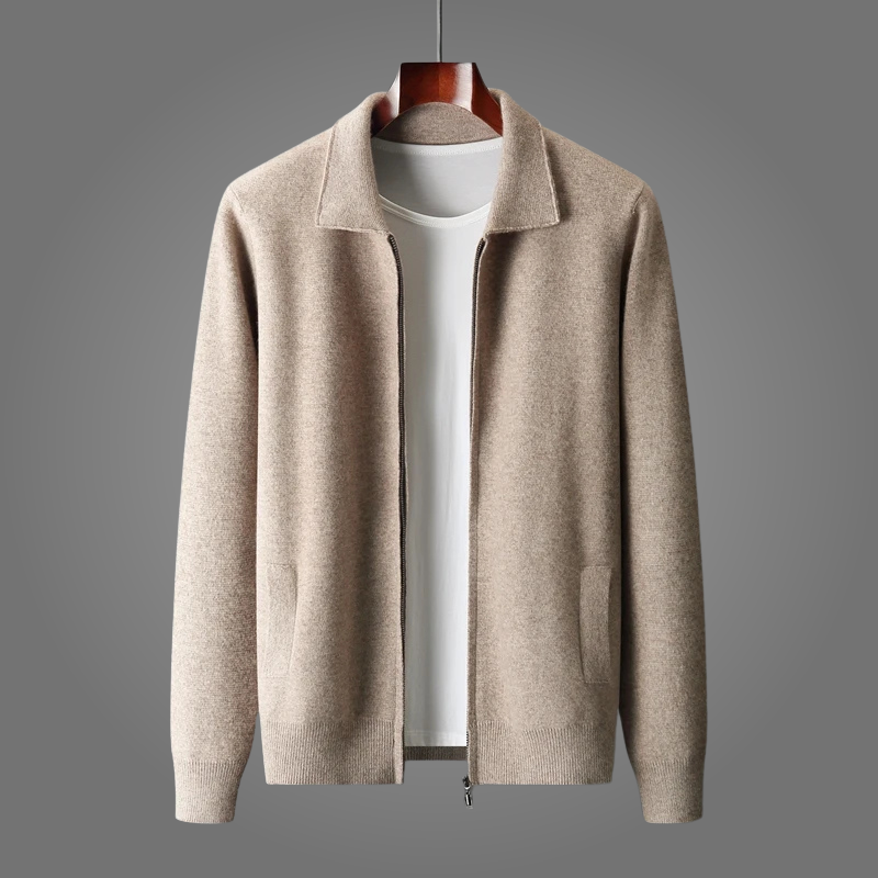 Men's ultra-soft all-season jacket for versatile style & comfort.