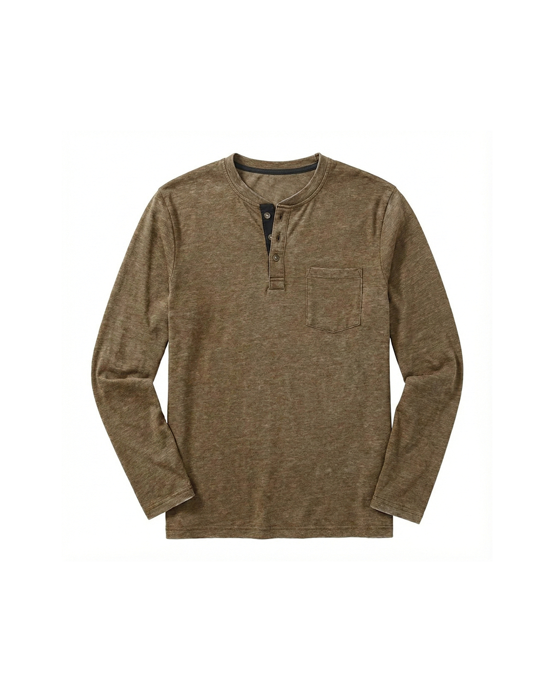 Men's ultra-soft long sleeve t-shirt in classic fit, perfect for everyday comfort and casual wear.