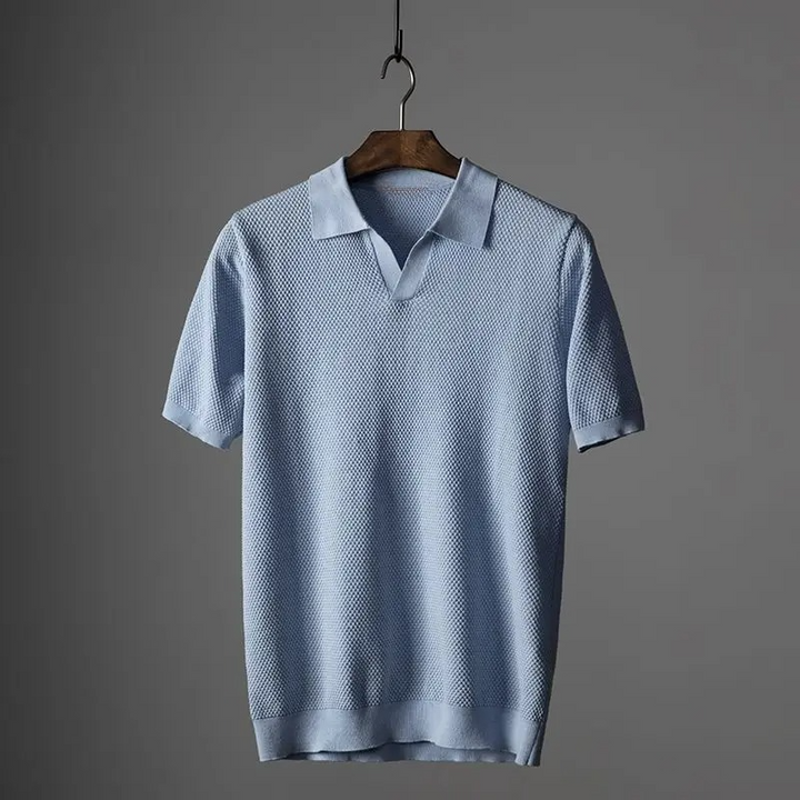 Men's Ultra-Soft Molner Performance Polo Shirt. Comfortable, short-sleeve top for everyday style & casual wear.
