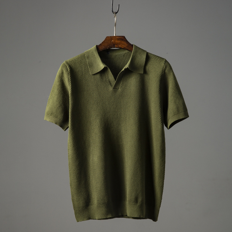 Gray men's Molner performance polo shirt. Classic, versatile, soft top for everyday comfort and casual apparel.