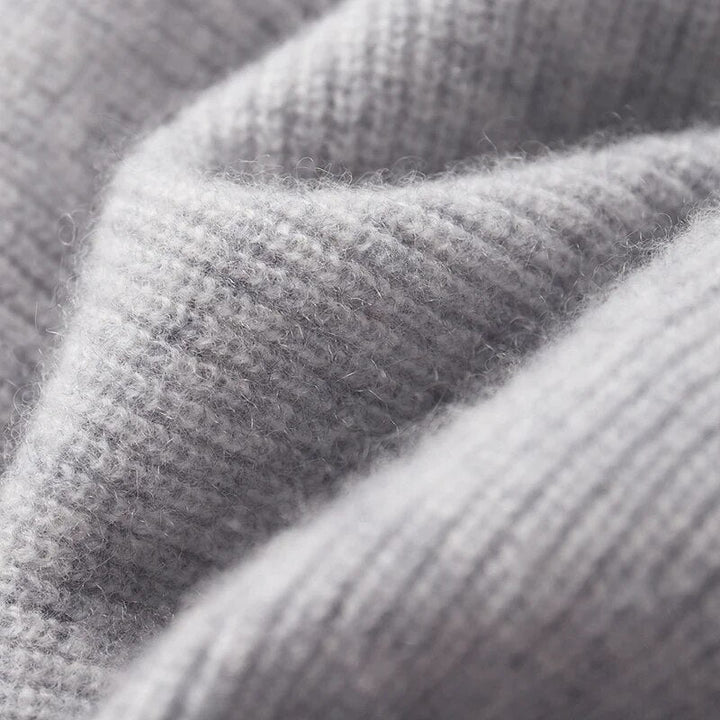 Man wearing a comfortable gray Valletta ultra-soft hoodie, perfect for casual everyday style.