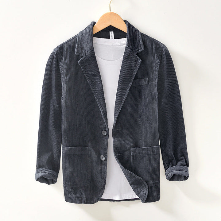 Stylish men's casual blazer, ideal for smart-casual wear & versatile layering. Modern fit jacket.
