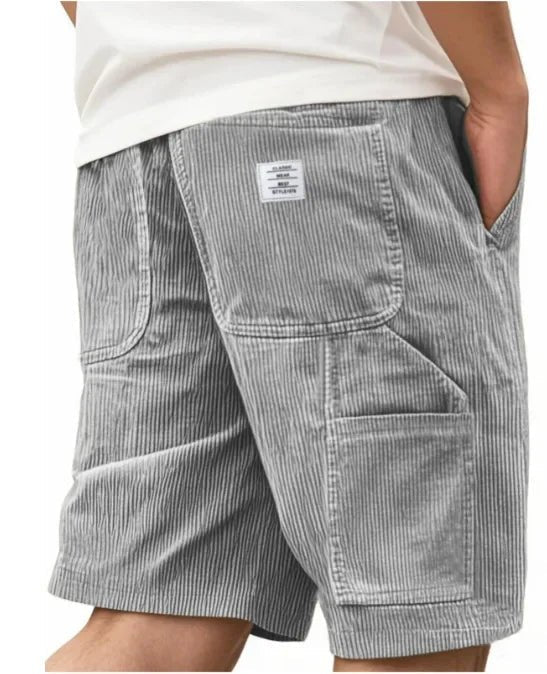 Practical men's cargo shorts, ideal for outdoor activities, offering secure storage & comfort.
