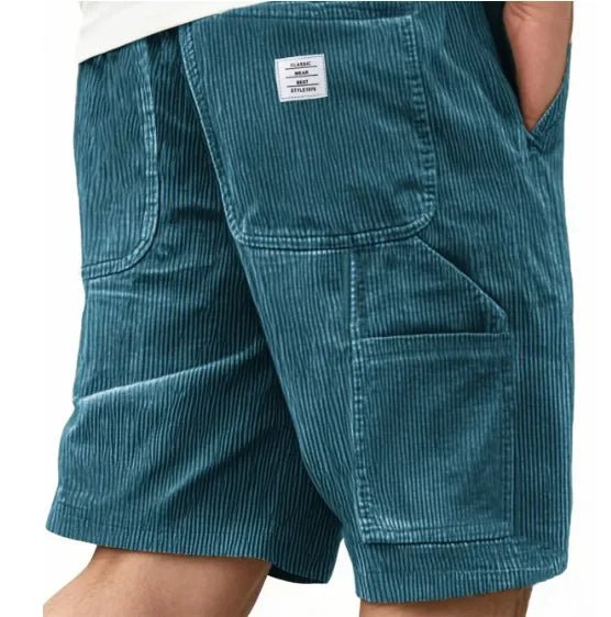 Versatile men's summer cargo shorts in a relaxed fit, great for outdoor recreation & daily wear.