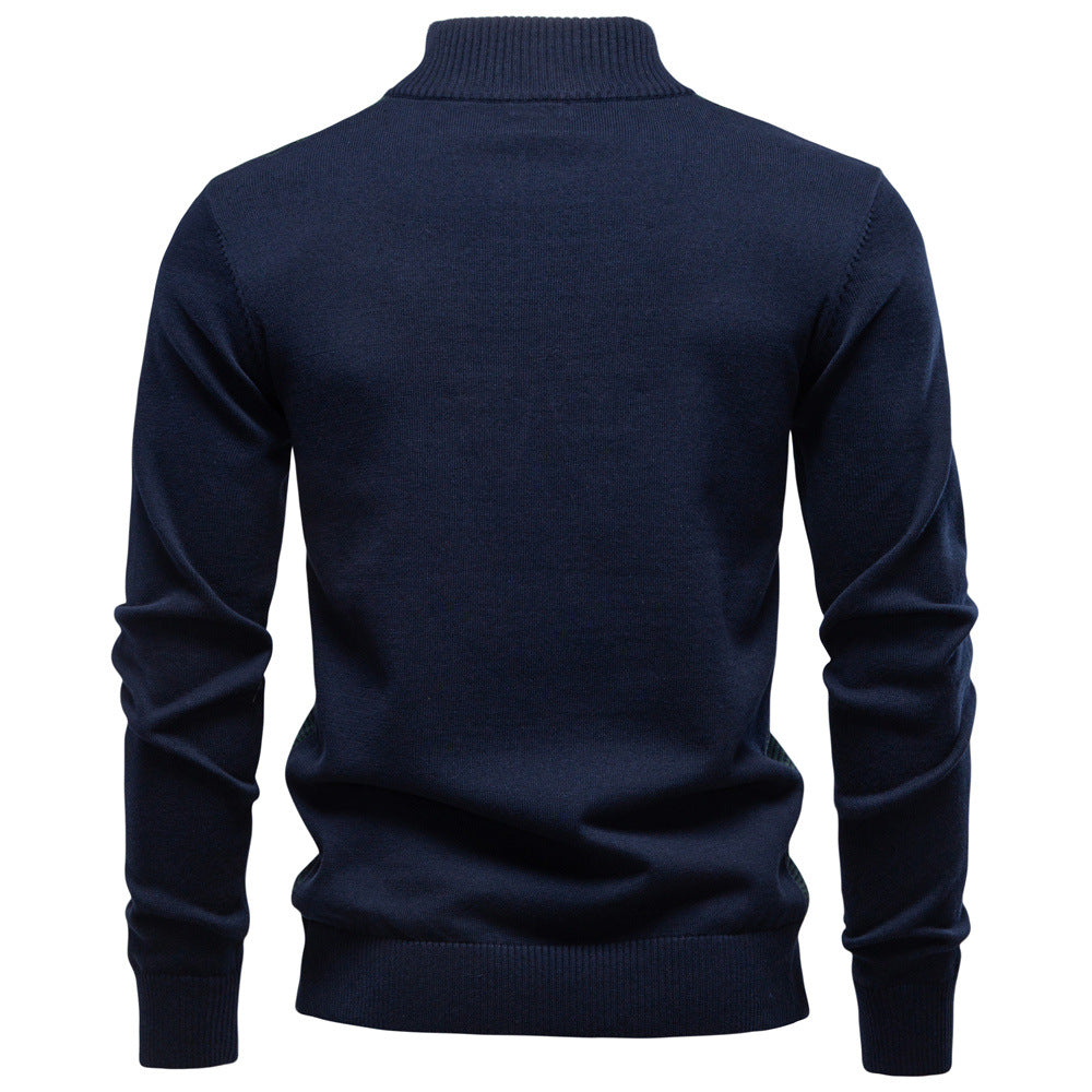Men's fashion half-zip pullover. Modern knit sweater, comfortable & versatile for everyday.