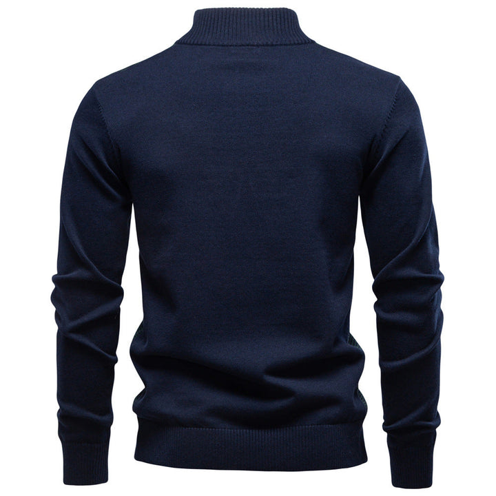 Men's fashion half-zip pullover. Modern knit sweater, comfortable & versatile for everyday.