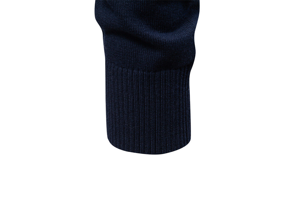 Men's half-zip pullover, a comfortable & modern sweater. Versatile long-sleeve knitwear for casual wear.