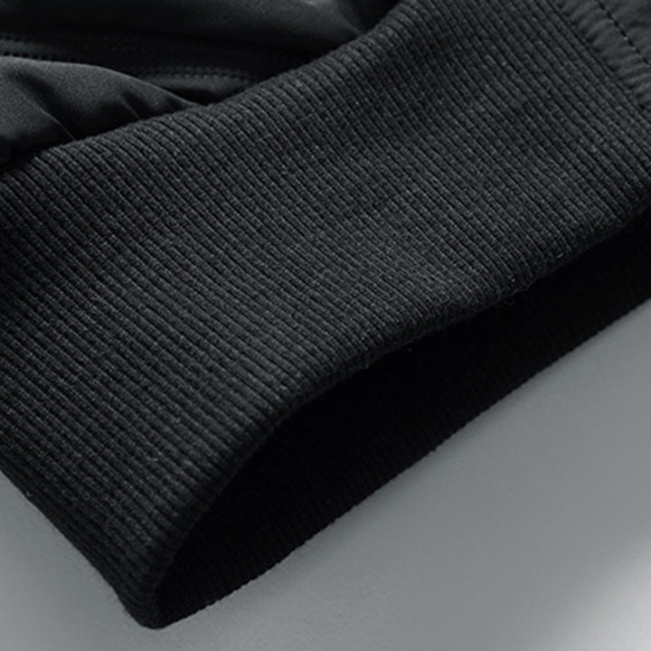 Versatile men's warm quilted bomber jacket. Essential for winter, autumn, and casual layering fashion.