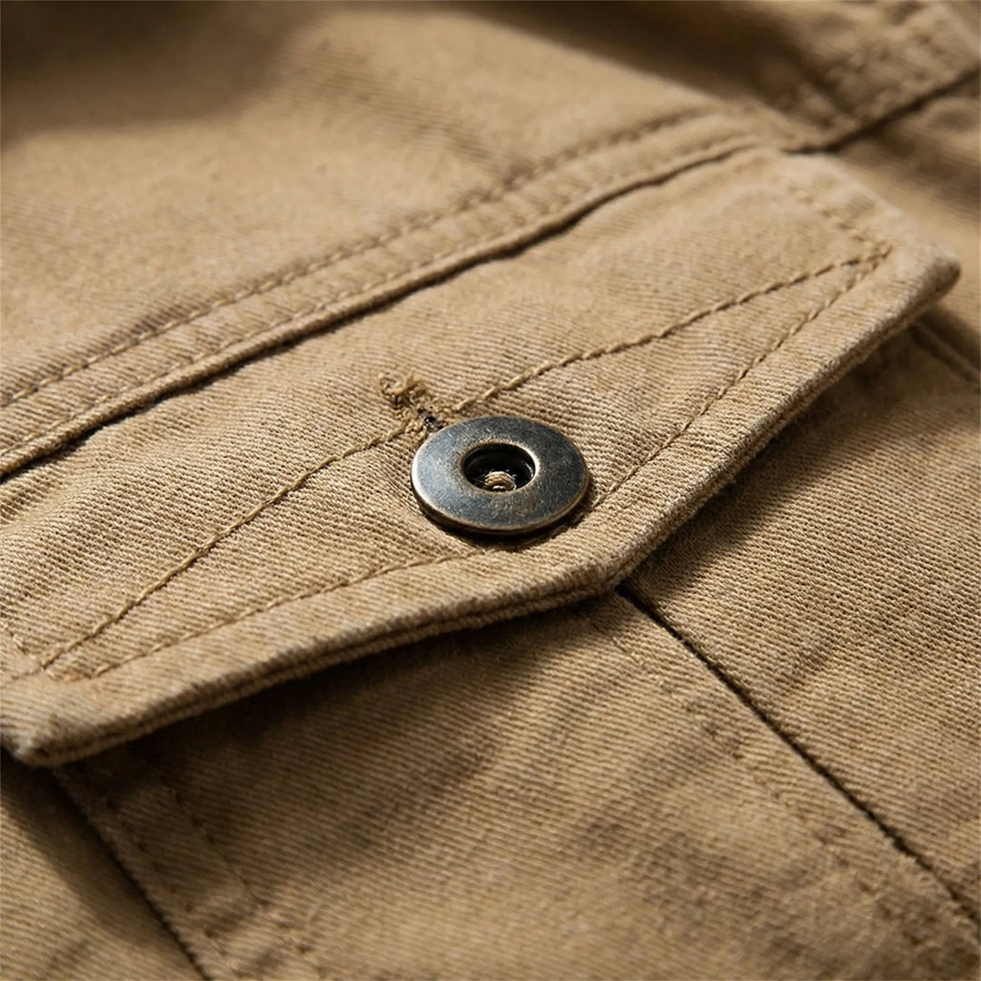 Stylish men's fall parka, water-repellent. Provides windproof protection & urban style for everyday casual wear.