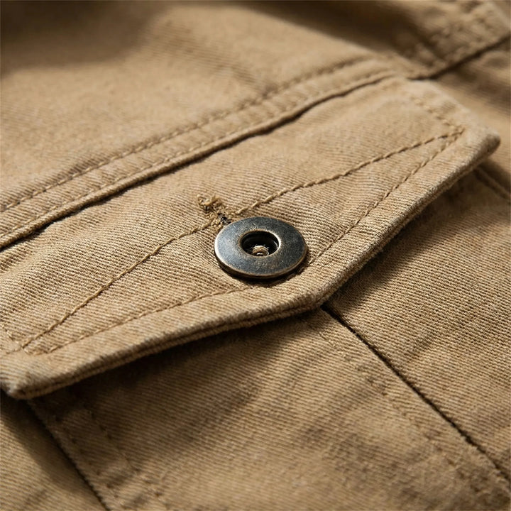 Stylish men's fall parka, water-repellent. Provides windproof protection & urban style for everyday casual wear.