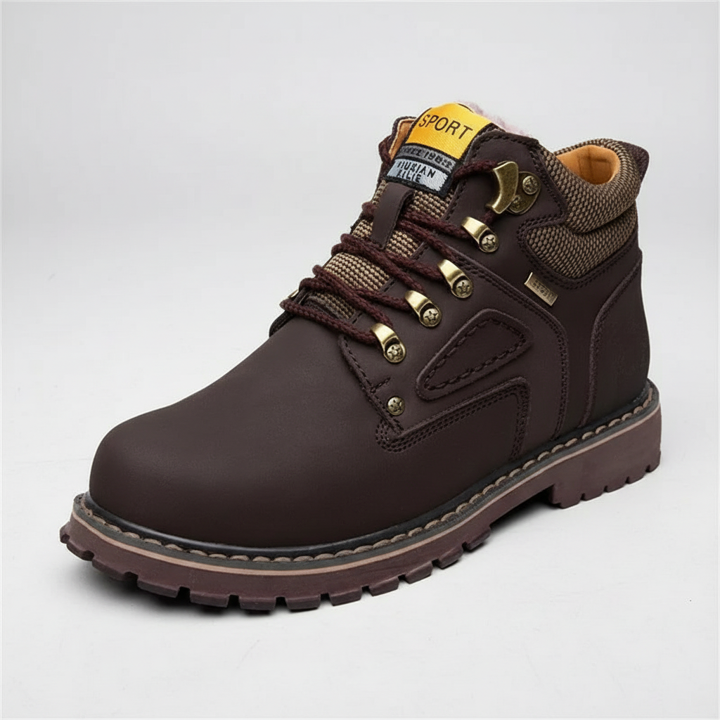 Insulated men's winter shoes, perfect for outdoor warmth & protection.