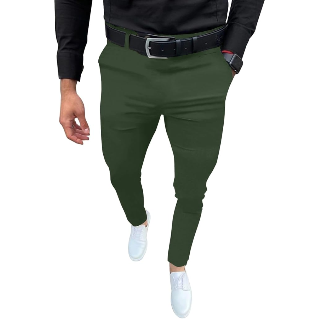 High-stretch fabric men's slim fit trousers, Evert, designed for ultimate flexibility, comfort & movement.