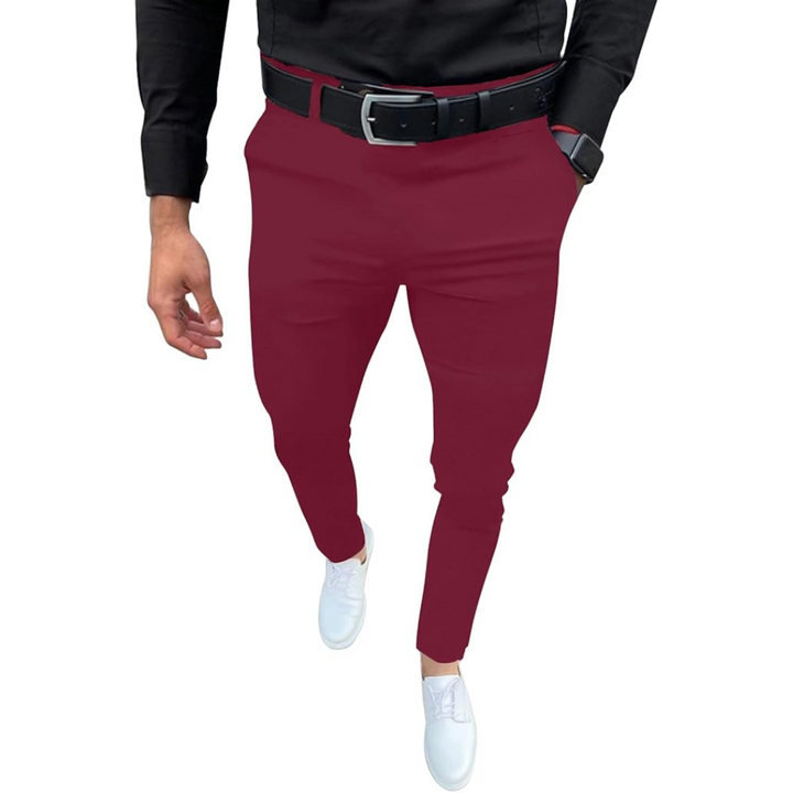 Tailored men's Evert slim fit pants, modern silhouette with stretch for ultimate comfort & flexibility.