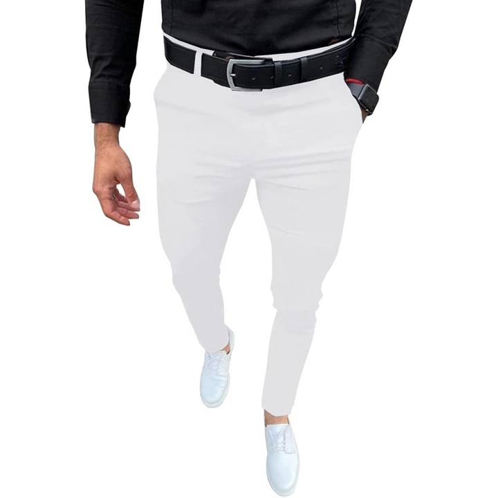Men's stretch slim fit golf trousers, Evert model, ensuring comfort and flexibility on the course.