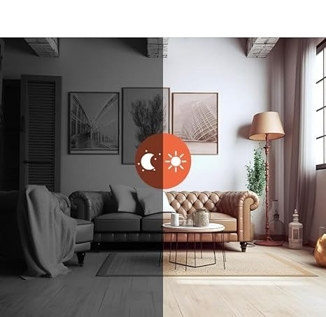 Easy-setup 1080P HD wireless mini camera for home security, offers clear video, night vision & Wi-Fi.