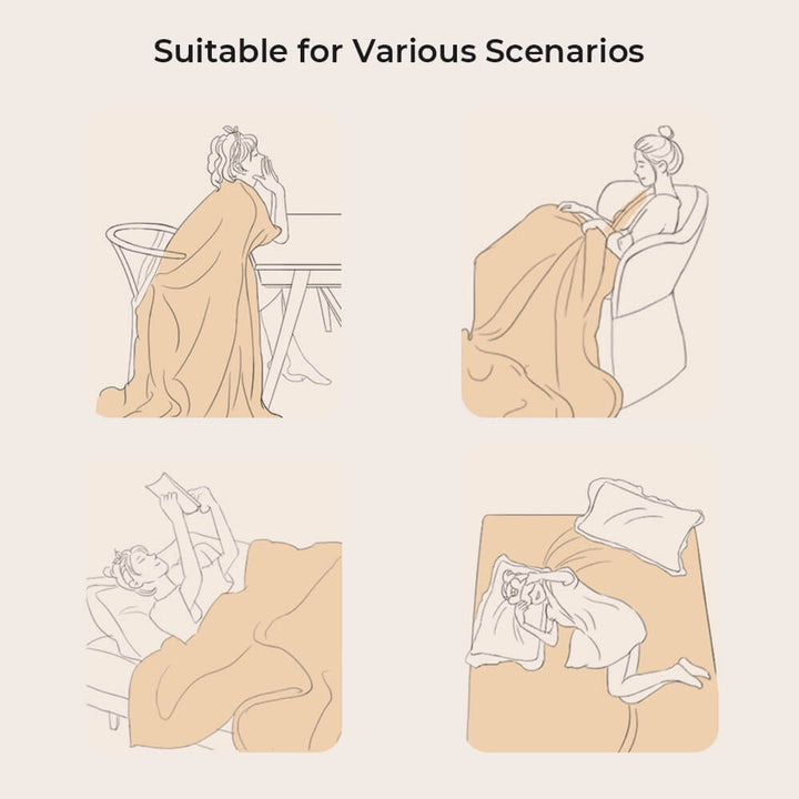 Reversible couch cover showcasing its two sides, offering versatile style for home decor