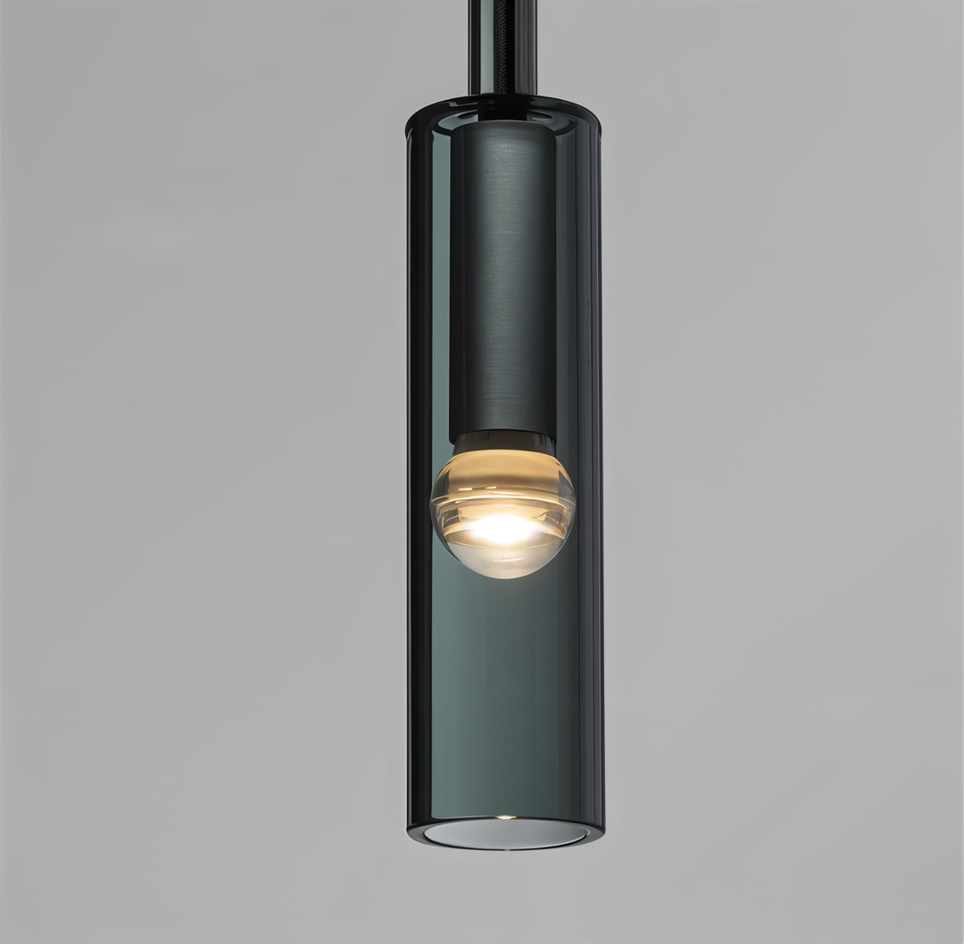 Contemporary decorative wall lamp, copper accent, and sophisticated smoke glass for stylish home lighting.