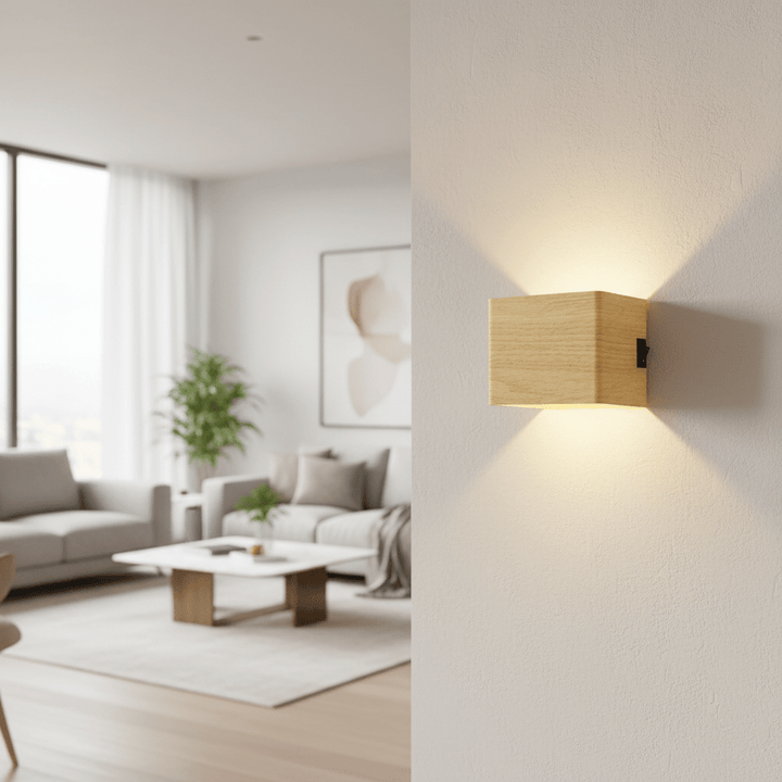 Accent lighting: Wireless LED wall light for modern homes. Adjustable brightness creates perfect ambient mood.