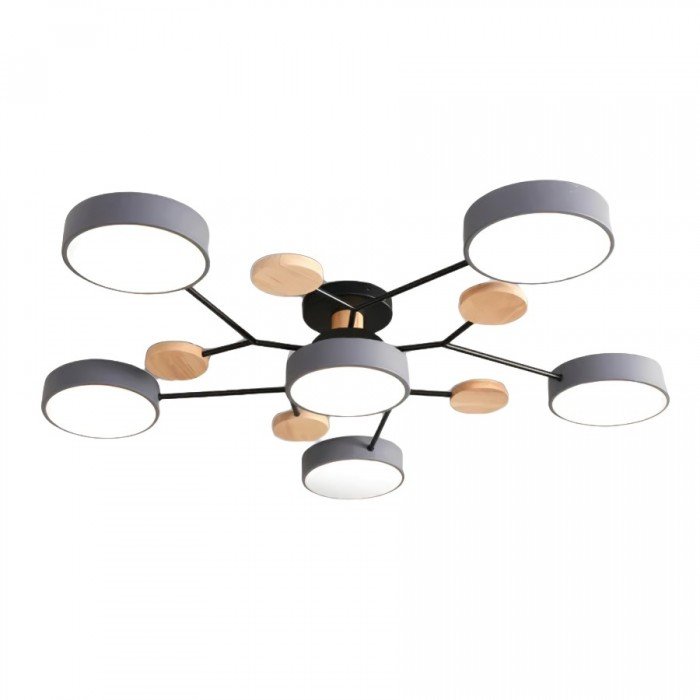 Modern branching LED ceiling lamp, Nordic design, perfect upgrade for contemporary interior lighting.
