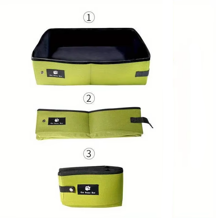 Modern cat litter box with a removable top, demonstrating its easy clean functionality for pet supplies.