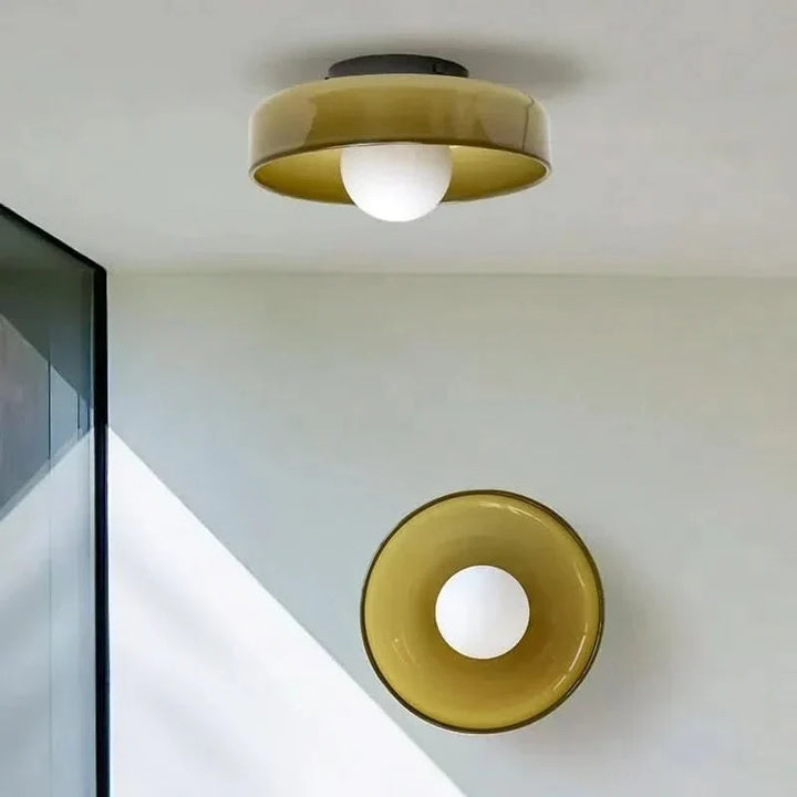 Elegant ceiling light fixture, perfect home decor for a contemporary living room.