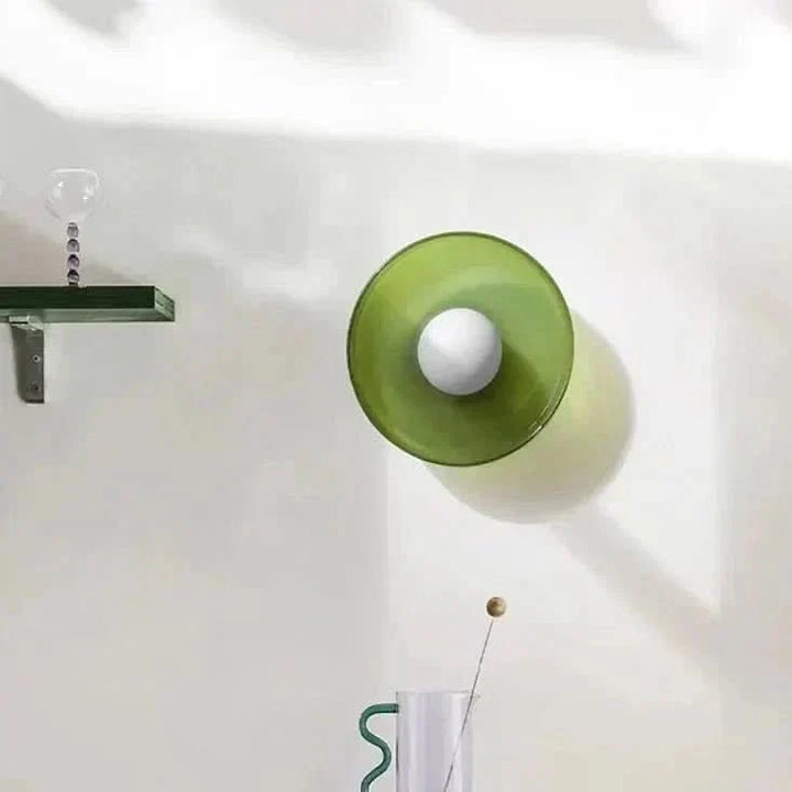 Decorative modern ceiling lamp, providing ambient light for any home space.