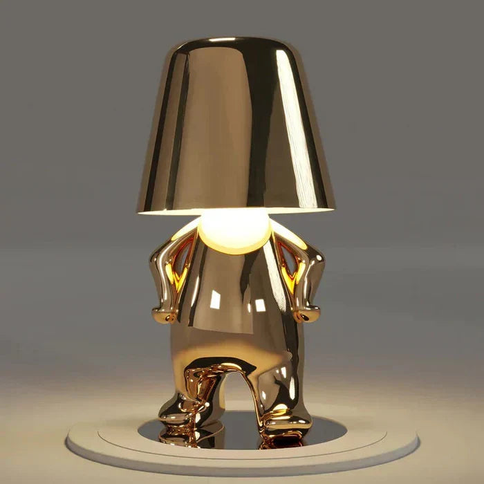 Decorative home decor table lamp, provides soft LED ambient light for relaxation.