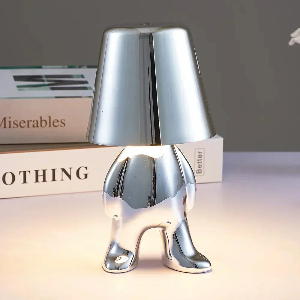 Rechargeable LED table lamp, a decorative and portable accent light for any space.