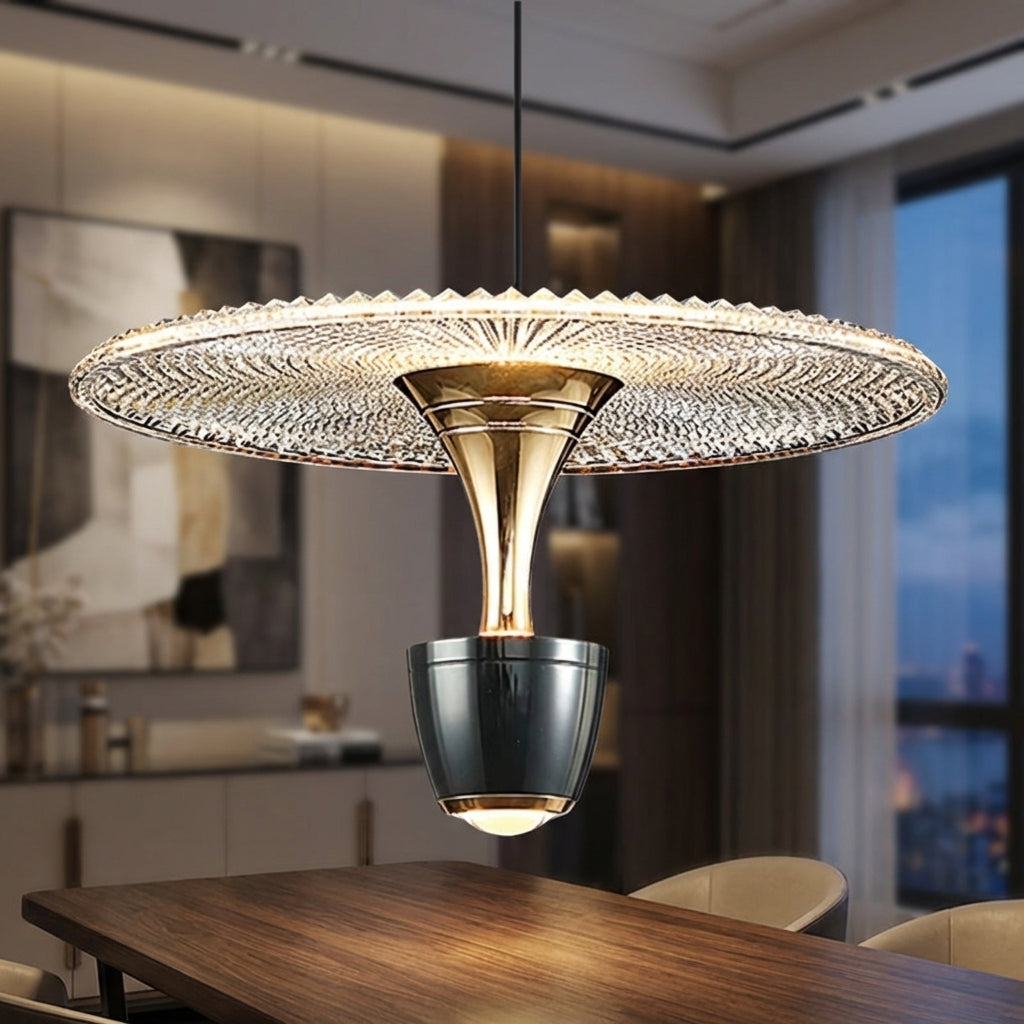 Modern Glissara pendant ceiling light, elegant fixture for stylish home decor.