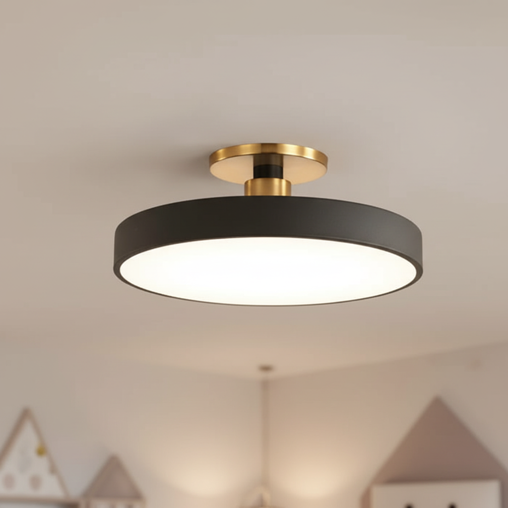 Modern Helligon LED ceiling light with soft, glare-free ambient lighting, ideal for bedroom & home decor.