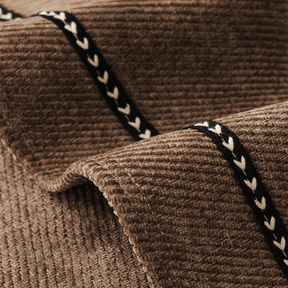 Modern jacquard chenille furniture protector in a vibrant color, offering a non-slip solution for active households