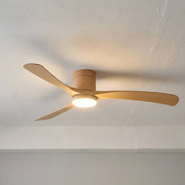 Versatile modern LED ceiling fan with remote, quiet operation, ideal for any contemporary room.