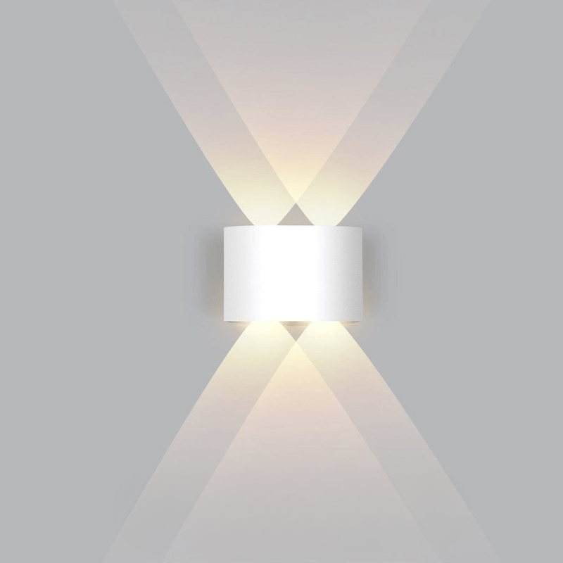 Modern weatherproof LED exterior light, ideal for balcony, garden, and driveway illumination.