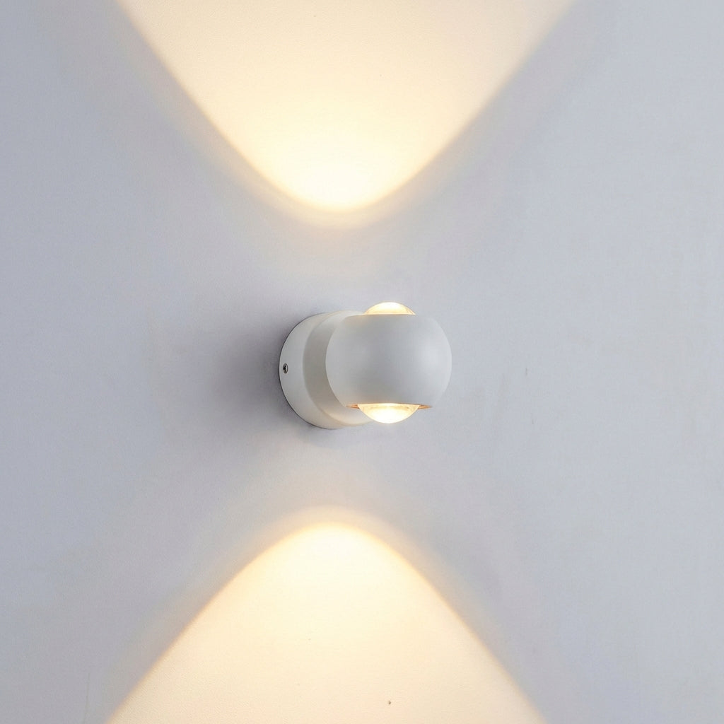 Space-saving Glintara modern LED sconce, adjustable wall light, perfect for contemporary interior lighting.