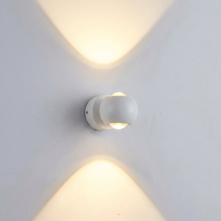 Space-saving Glintara modern LED sconce, adjustable wall light, perfect for contemporary interior lighting.