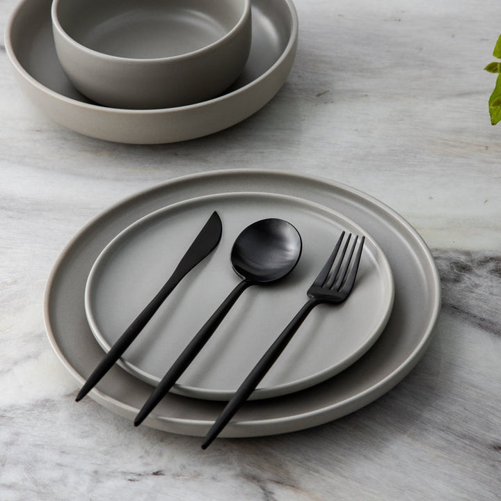 Minimalist dining cutlery, a versatile kitchen essential. PureSet modern flatware.
