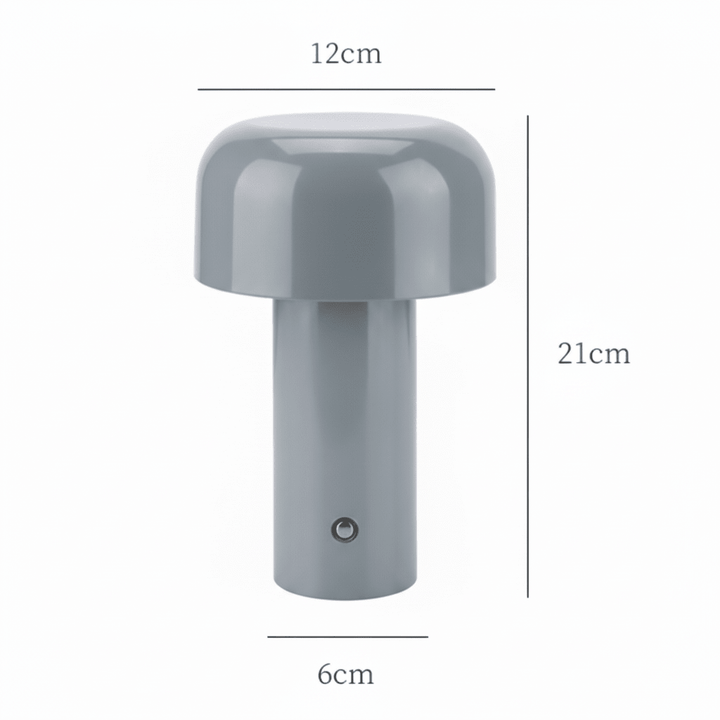 Portable USB table lamp, a modern light for stylish living room ambient lighting.