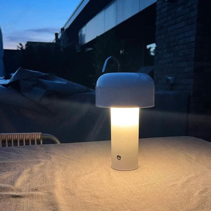 Rechargeable LED accent light, a modern table lamp for any room decor or nightstand.