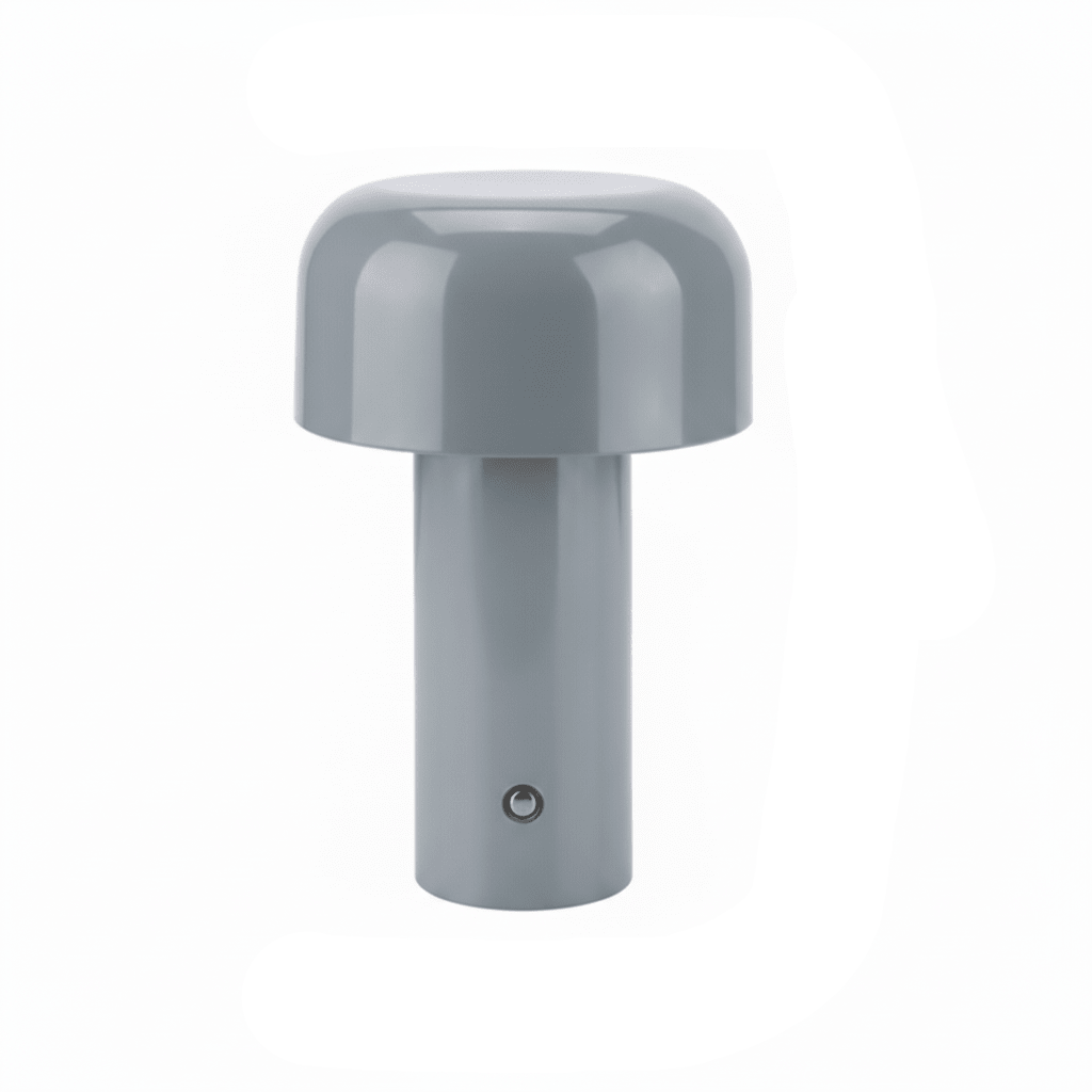 Sleek modern table lamp, USB rechargeable for convenient ambient lighting.