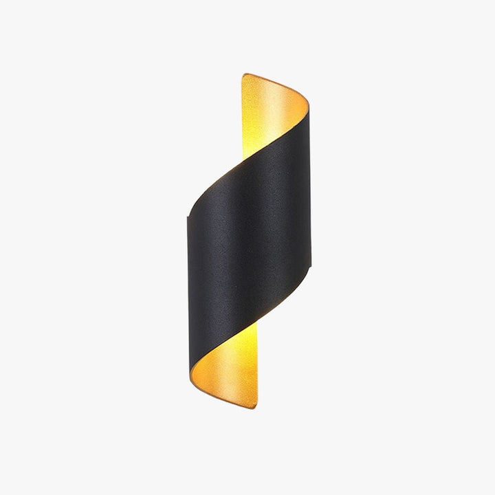 Modern Spiral LED Wall Light for indoor accent, contemporary home decor.