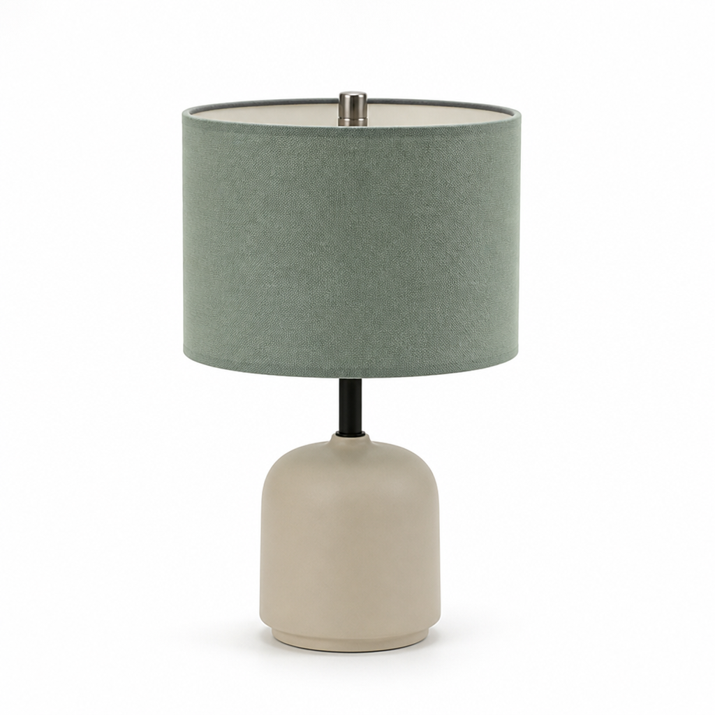 Modern white LED desk lamp with touch control & rechargeable battery, perfect for office, bedroom, or portable task lighting.