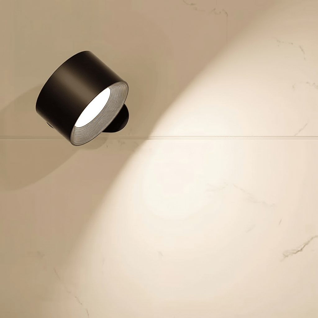 Effortless modern wireless wall light with remote control, providing versatile LED lighting for any room.