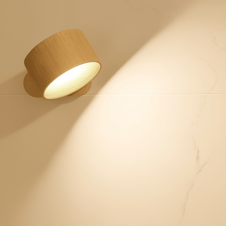 Drill-free modern wireless LED wall lamp, remote controlled for quick and stylish interior lighting updates.