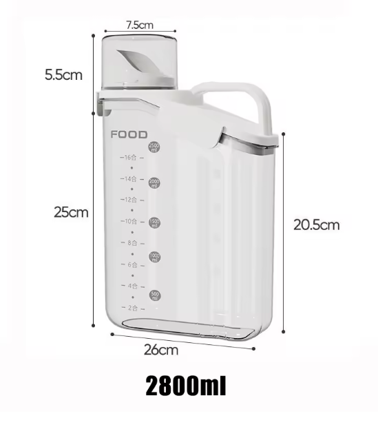 Large capacity pet food storage container, moisture-proof, ideal for dog food & cat food