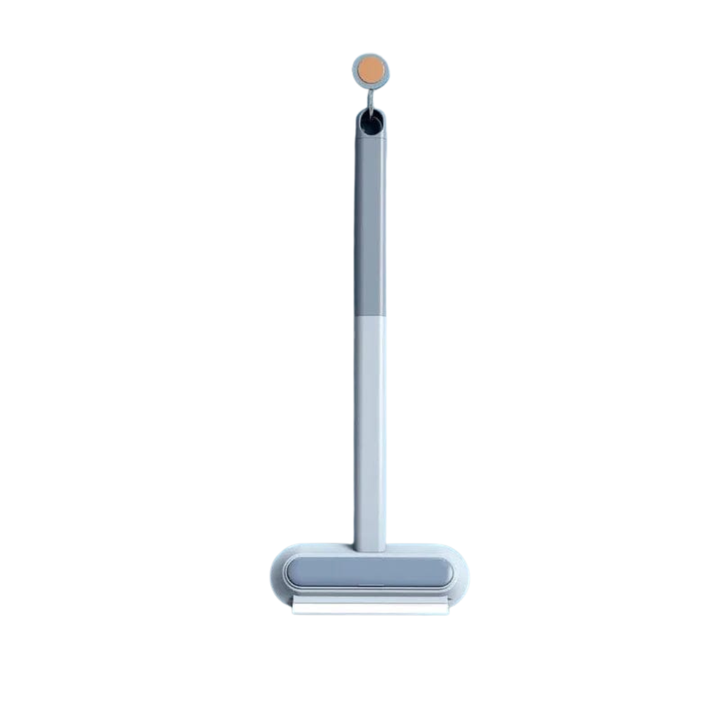 Eco-friendly pet hair remover lint cleaner with long handle, ideal for carpet and car upholstery