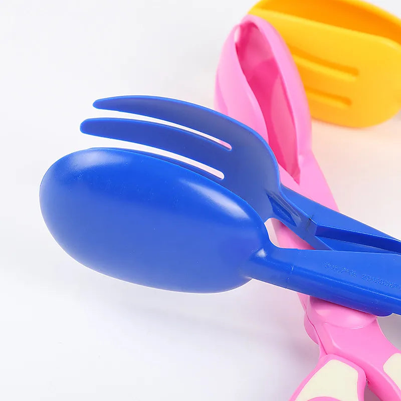 Convenient food gripper scissor tongs for all kitchen tasks, durable and easy to clean