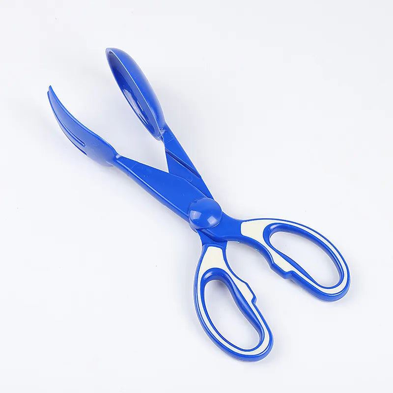Effortless serving & cooking with these heat resistant scissor kitchen tongs, easy clean